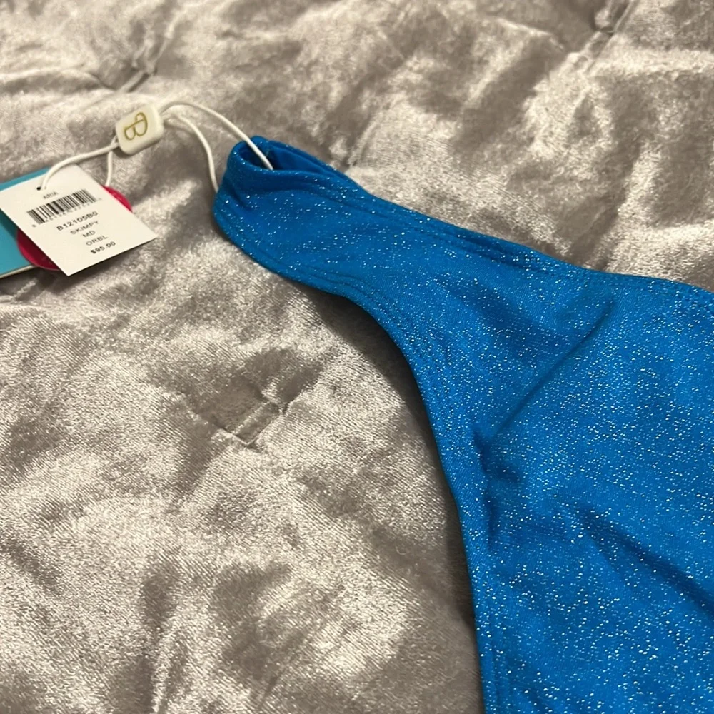 BRAND NEW BEACH BUNNY GLITTER ✨ LEXI X SIZE M blue - Picture 6 of 8